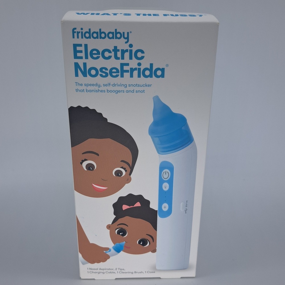 Fridababy Electric NoseFrida Nasal Aspirator Blue White USB Rechargeable Baby